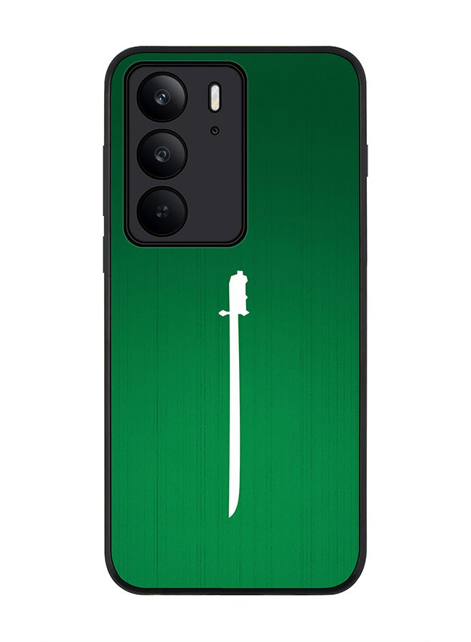 For Realme C75x / C75 4G Case,Slim fit Camera Protection, Shockproof Thin Phone cover  - Sword Of Saudi